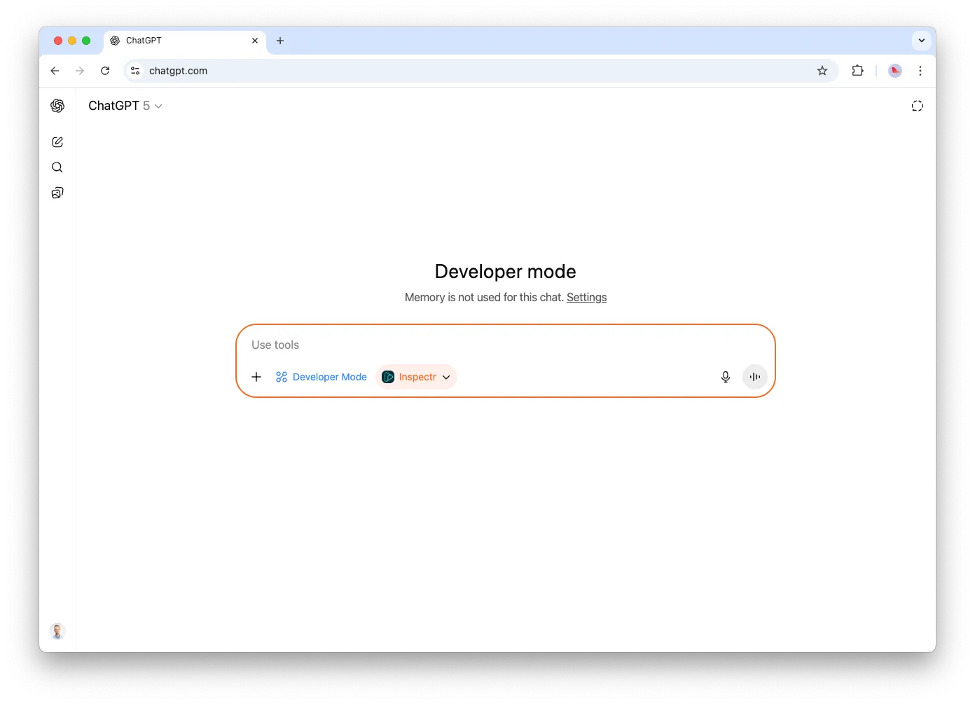Inspectr available as a tool